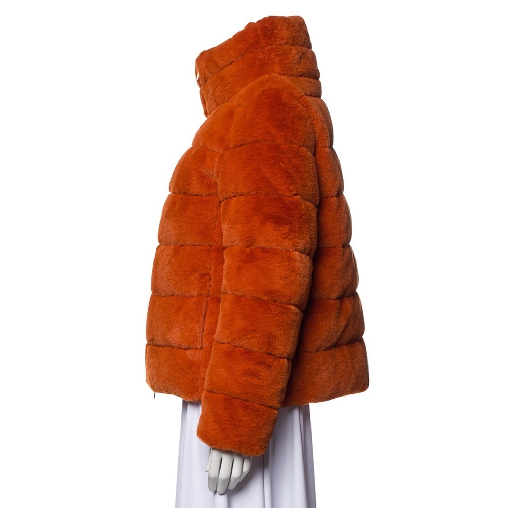 HERNO Milly Goose Down Faux Fur Teddy Coat - Picture 3 of 16